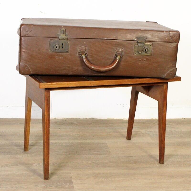 Tavolino porta valigie basso vintage modernariato anni 50 60 da albergo antico Arredamento