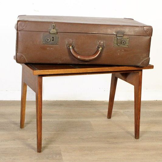 Tavolino porta valigie basso vintage modernariato anni 50 60 da albergo antico Arredamento