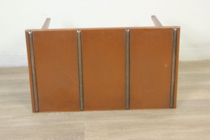 Tavolino porta valigie basso vintage modernariato anni 50 60 da albergo antico Arredamento