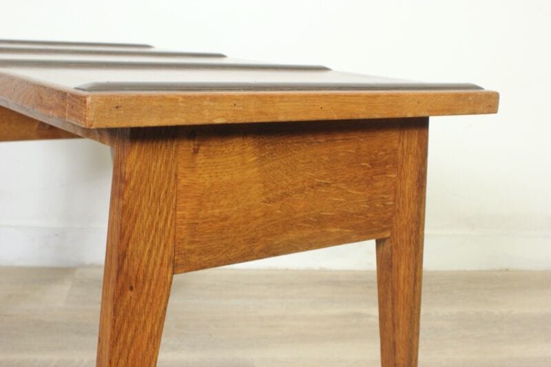 Tavolino porta valigie basso vintage modernariato anni 50 60 da albergo antico Arredamento