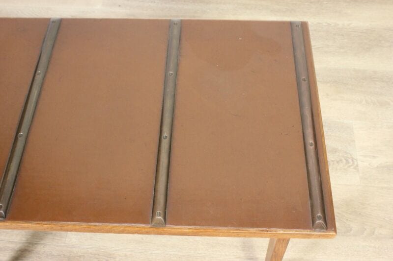 Tavolino porta valigie basso vintage modernariato anni 50 60 da albergo antico Arredamento