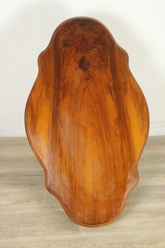 Tavolino tavolo antico 800 da salotto basso per soggiorno in legno a biscotto Arredamento