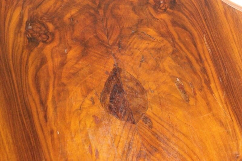 Tavolino tavolo antico 800 da salotto basso per soggiorno in legno a biscotto Arredamento