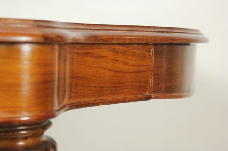 Tavolino tavolo antico 800 da salotto basso per soggiorno in legno a biscotto Arredamento