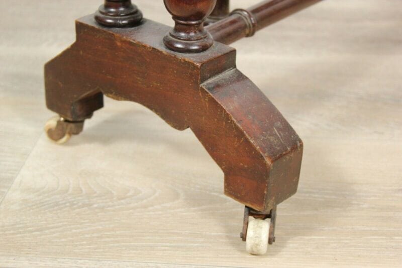 Tavolino tavolo antico a bandelle da salotto per soggiorno in legno pieghevole Arredamento