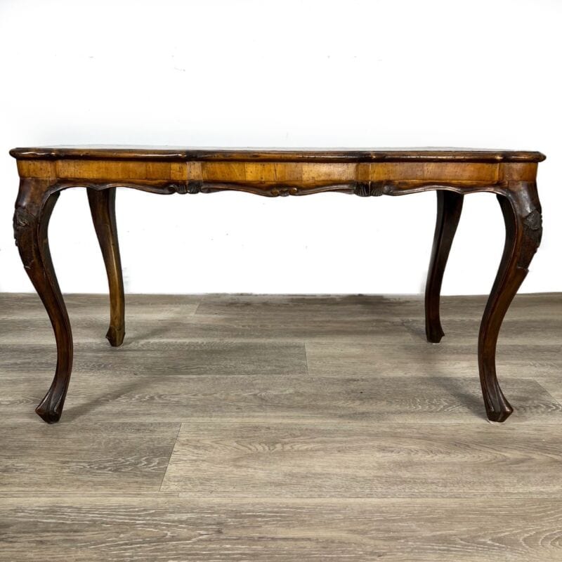 Tavolino tavolo antico basso da salotto soggiorno in legno stile antico Luigi XV Arredamento