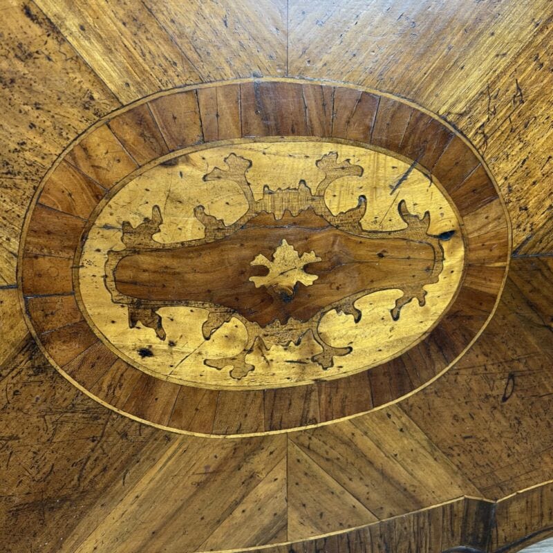 Tavolino tavolo antico basso da salotto soggiorno in legno stile antico Luigi XV Arredamento