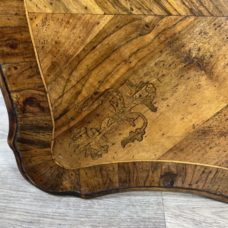 Tavolino tavolo antico basso da salotto soggiorno in legno stile antico Luigi XV Arredamento