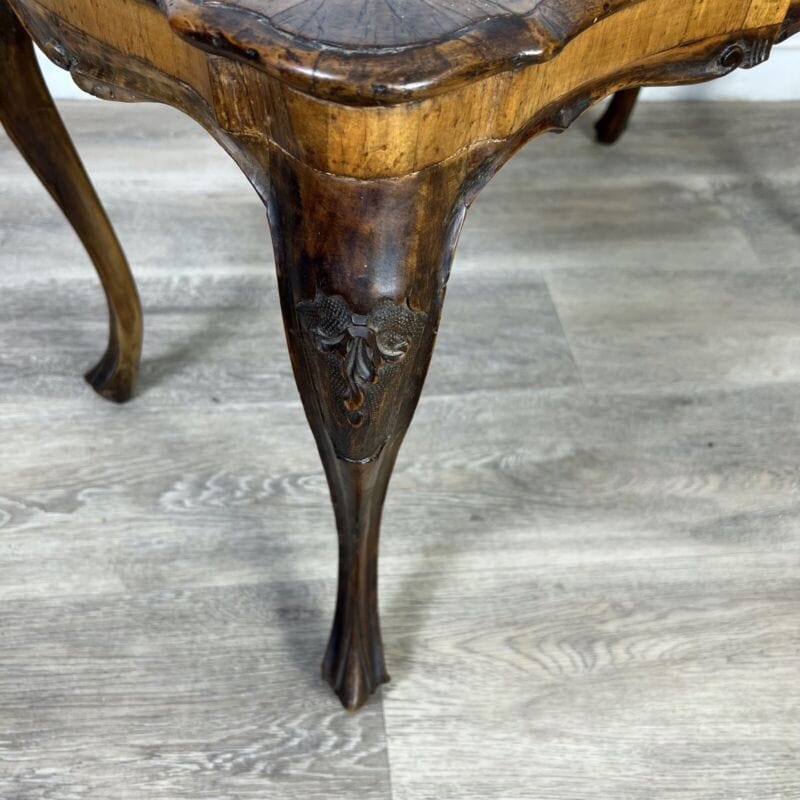 Tavolino tavolo antico basso da salotto soggiorno in legno stile antico Luigi XV Arredamento
