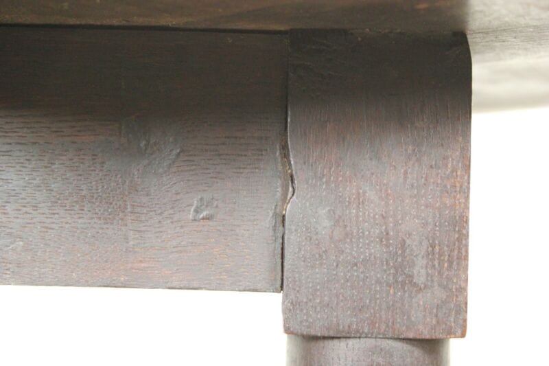 Tavolino tavolo antico da salotto basso per soggiorno in legno ottagonale scuro Arredamento