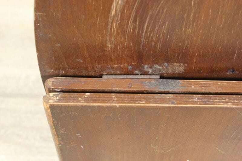 Tavolino tavolo antico da salotto basso richiudibile per soggiorno in legno Arredamento
