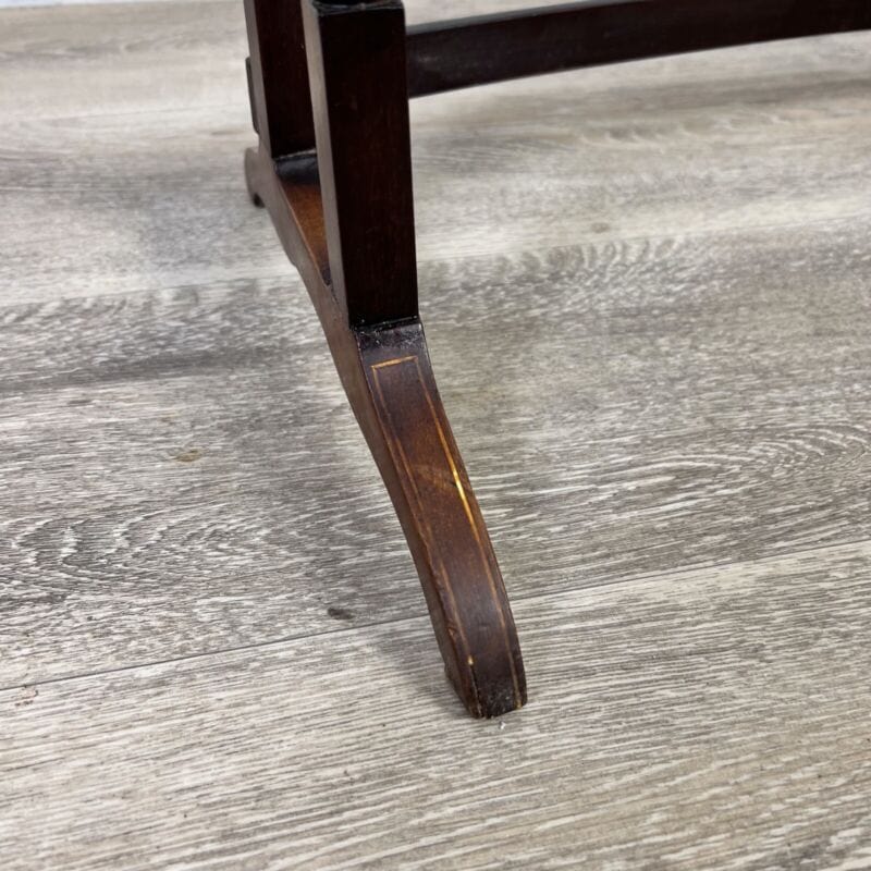 Tavolino tavolo antico da salotto ovale comodino stile inglese porta telefono L Arredamento