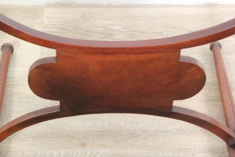 Tavolino tavolo antico da salotto soggiorno in legno ottagonale inglese  ' 800 Arredamento