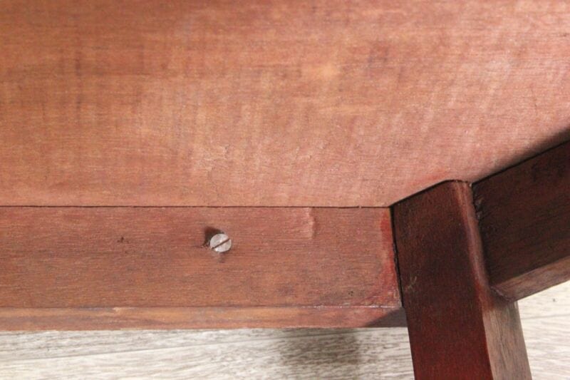 Tavolino tavolo antico da salotto soggiorno in legno ottagonale inglese  ' 800 Arredamento