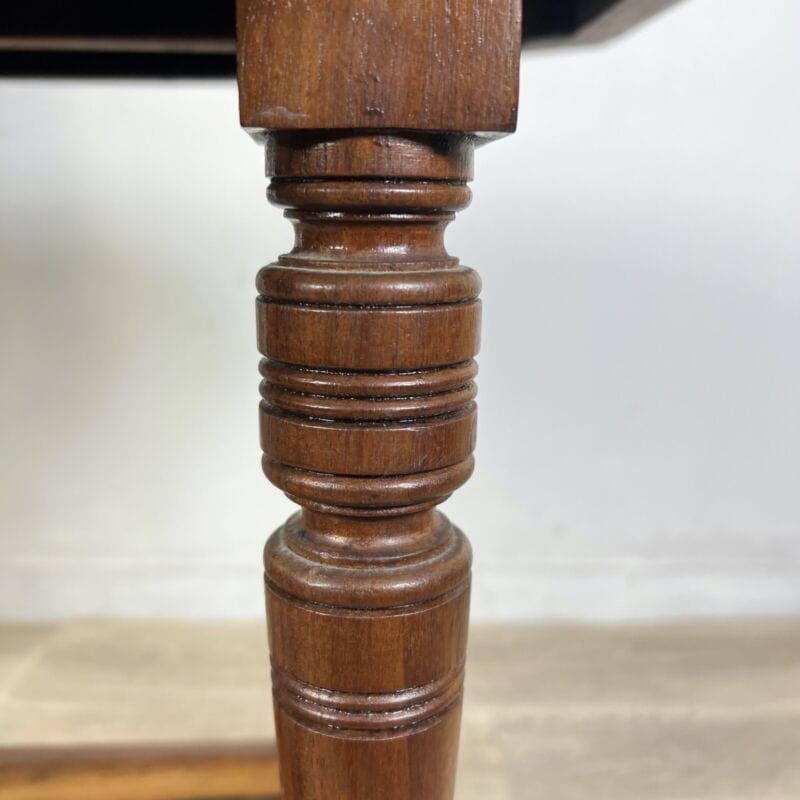 Tavolino tavolo antico da salotto soggiorno in legno ottagonale inglese  '800 X Arredamento