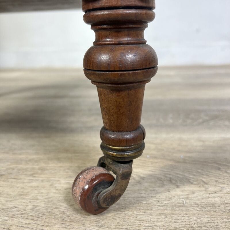 Tavolino tavolo antico da salotto soggiorno in legno ottagonale inglese  '800 X Arredamento