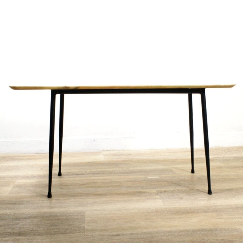 Tavolino tavolo vintage da salotto basso di modernariato anni 60 70 con marmo Arredamento