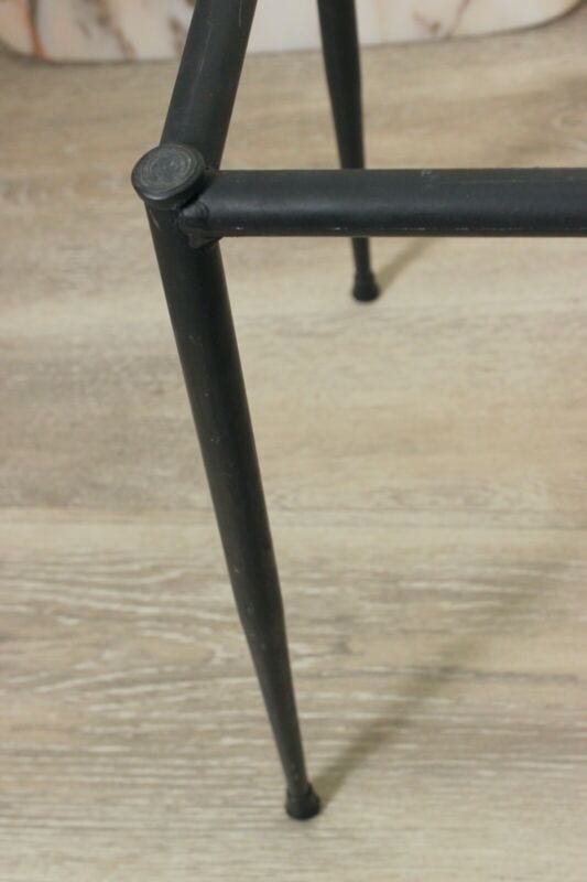 Tavolino tavolo vintage da salotto basso di modernariato anni 60 70 con marmo Arredamento