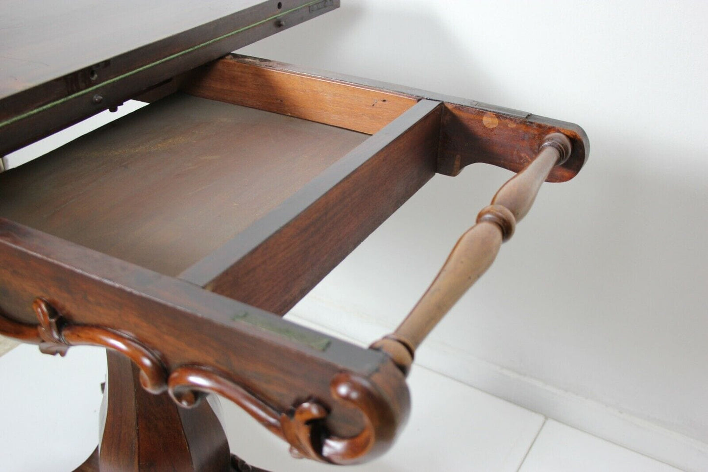 TAVOLO DA GIOCO ANTICO IN LEGNO DI PALISSANDRO CONSOLLE  VICTORIAN  CARD TABLE Arredamento