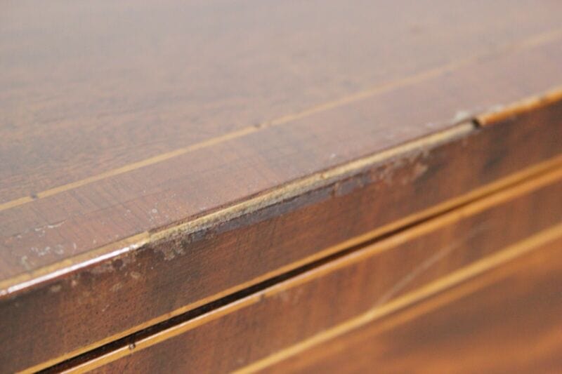 Tavolo da gioco antico inglese epoca 700 Giorgio III consolle in legno di mogano Arredamento