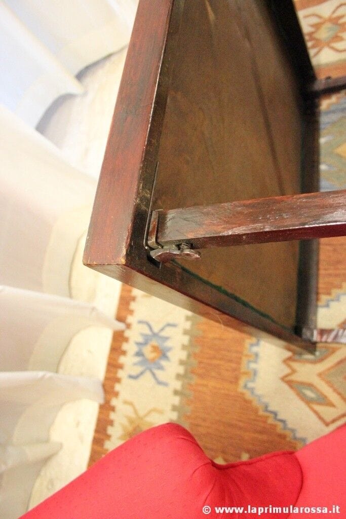 TAVOLO DA GIOCO ANTICO PIEGHEVOLE TAVOLINO DA POKER 900 INGLESE CARD TABLE Arredamento