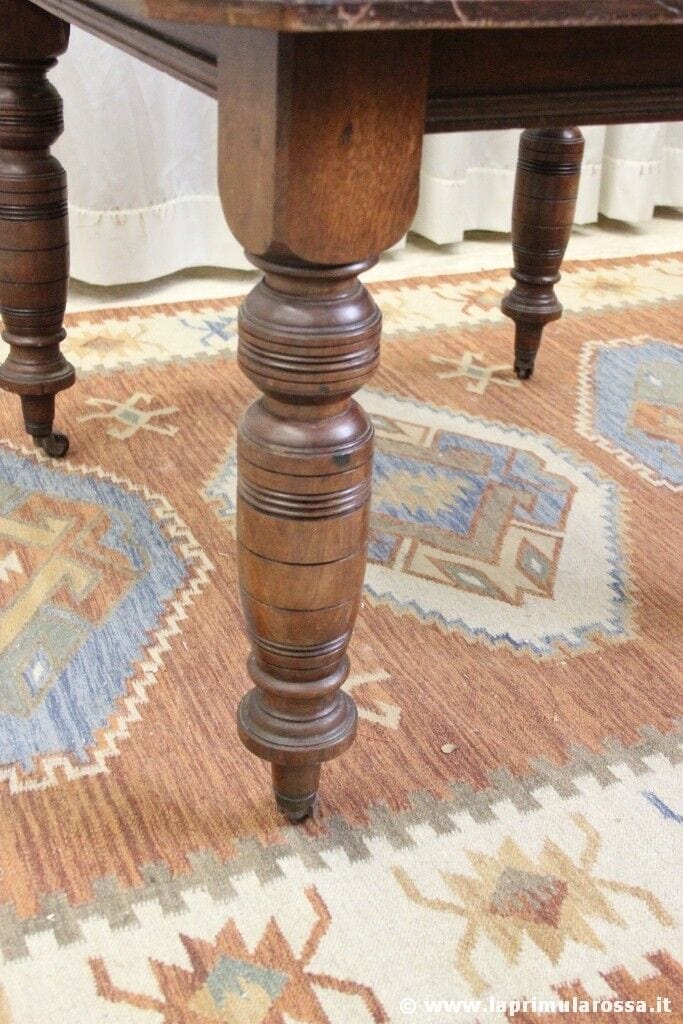 TAVOLO DA PRANZO ANTICO ALLUNGABILE IN LEGNO VINTAGE ENGLISH DINING TABLE Arredamento