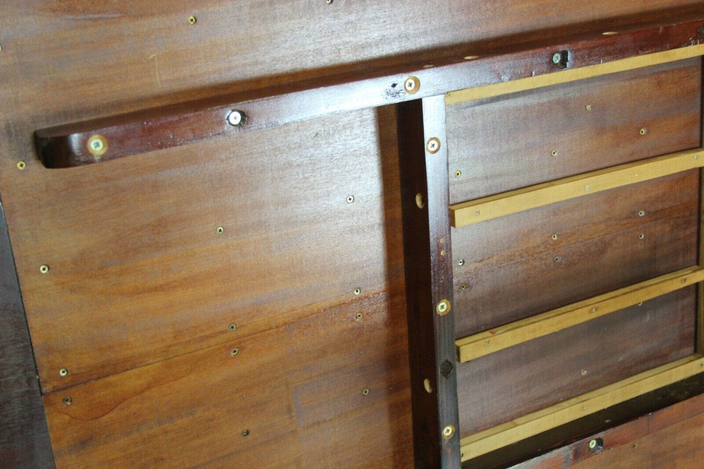 TAVOLO DA PRANZO ANTICO IN LEGNO MASSELLO DI MOGANO INGLESE SALA SALOTTO MOBILE Arredamento