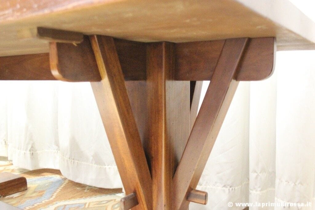 TAVOLO STILE FRATINO VINTAGE IN LEGNO SCRITTOIO STILE ANTICO Arredamento