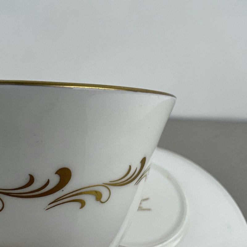 Tazza da the antica stile inglese in porcellana bianca Royal Doulton RONDO tè Ceramiche e Porcellane