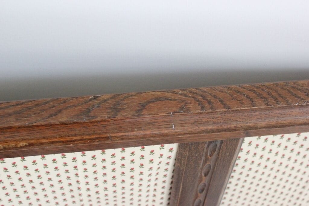 TESTATA DI LETTO D'EPOCA  H 67 /  PEDIERA ANTICA IN LEGNO L.157cm  VINTAGE BED Arredamento