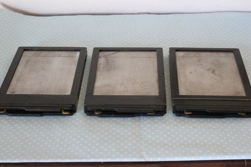 TRE VECCHIE PORTALASTRE X FOTOCAMERA - VECCHIO MATERIALE FOTOGRAFICO Attrezzi e Strumenti