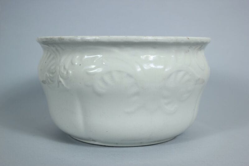 VASO DA NOTTE D' EPOCA IN CERAMICA  PITALE ANTICO  VECCHIO CACHE POT INGLESE Ceramiche e Porcellane