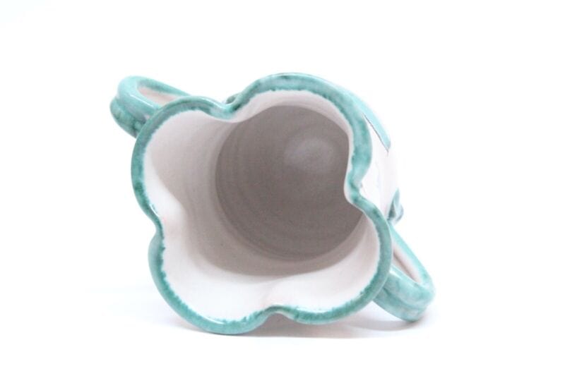 Vaso in ceramica di vietri porta fiori caraffa brocca vintage Vasetto CASSETTA . Ceramiche e Porcellane