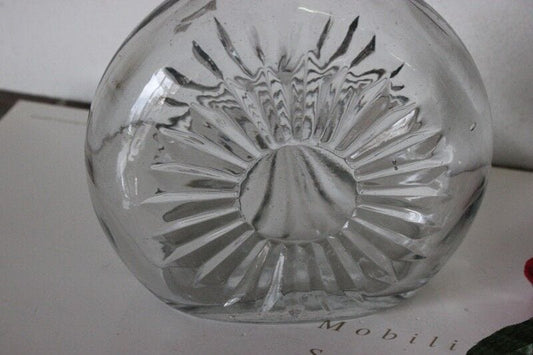 VECCHIA BOTTIGLIA IN VETRO BRANDY BARDINET VINTAGE GLASS BOTTLE H cm 21 Pubblicità vintage