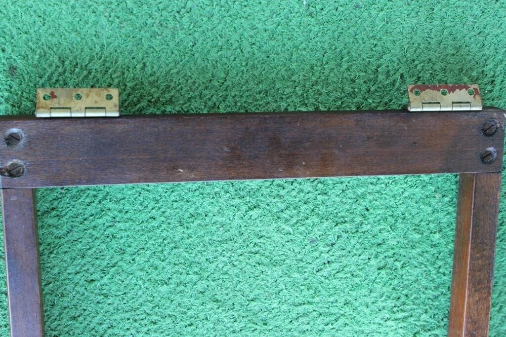 VECCHIA COPPIA DI GAMBE IN LEGNO PER TAVOLO / GAMBE DI SOSTEGNO IN LEGNO Restauro