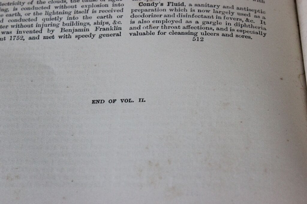 VECCHIA ENCICLOPEDIA THE MODERN CYCLOPEDIA VOLUME II / LIBRO INGLESE 1904 Libri