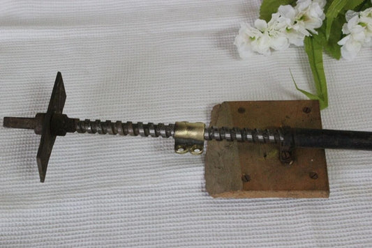 VECCHIA VITE ESTENSIBILE PER TAVOLO DA PRANZO INGLESE / OLD SCREW EXPANDER Attrezzi e Strumenti