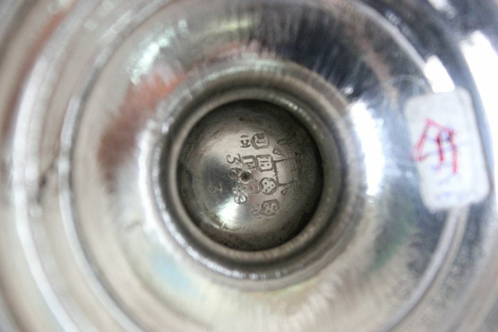 VERSATOIO ANTICO IN SHEFFIELD JAMES DIXON & SONS CARAFFA INGLESE EP. 800 TEIERA Sheffield & Argento
