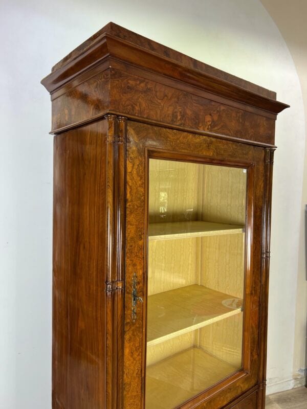 Vetrina antica 800 cristalliera armadio credenza libreria stile Luigi FIlippo Arredamento