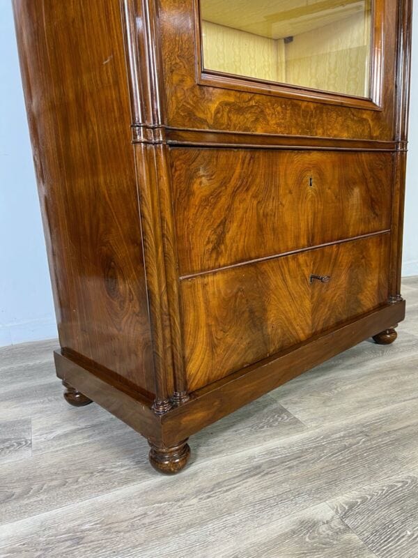 Vetrina antica 800 cristalliera armadio credenza libreria stile Luigi FIlippo Arredamento