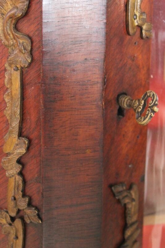 Vetrina antica cristalliera in legno vetrinetta francese mobile napoleone III Arredamento
