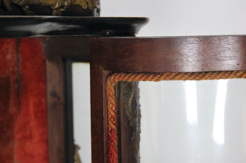 Vetrina antica cristalliera in legno vetrinetta francese mobile napoleone III Arredamento