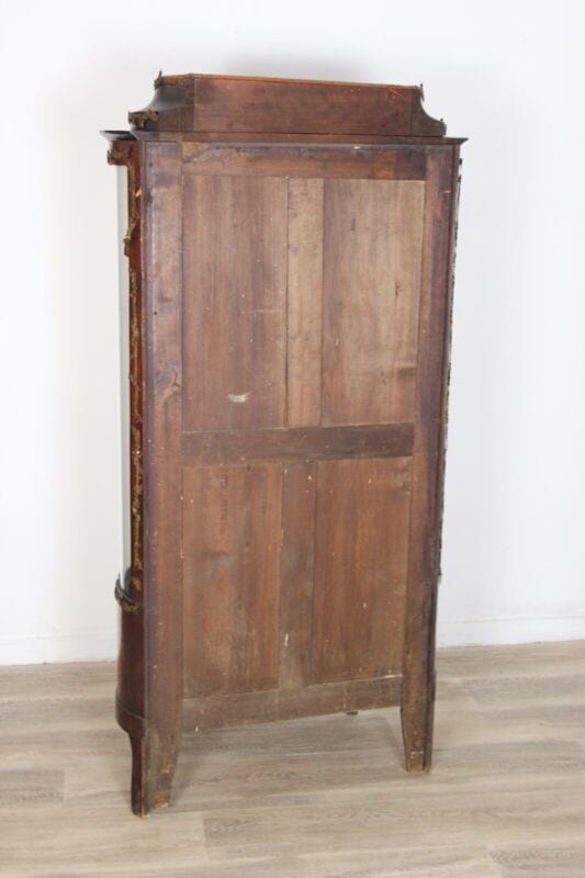 Vetrina antica cristalliera in legno vetrinetta francese mobile napoleone III Arredamento