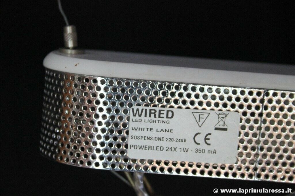 WIRED LED LIGHTING ALBANI WHITE LANE LAMPADA MODERNA A SOSPENSIONE ITALIAN LAMP Lampade Appliques