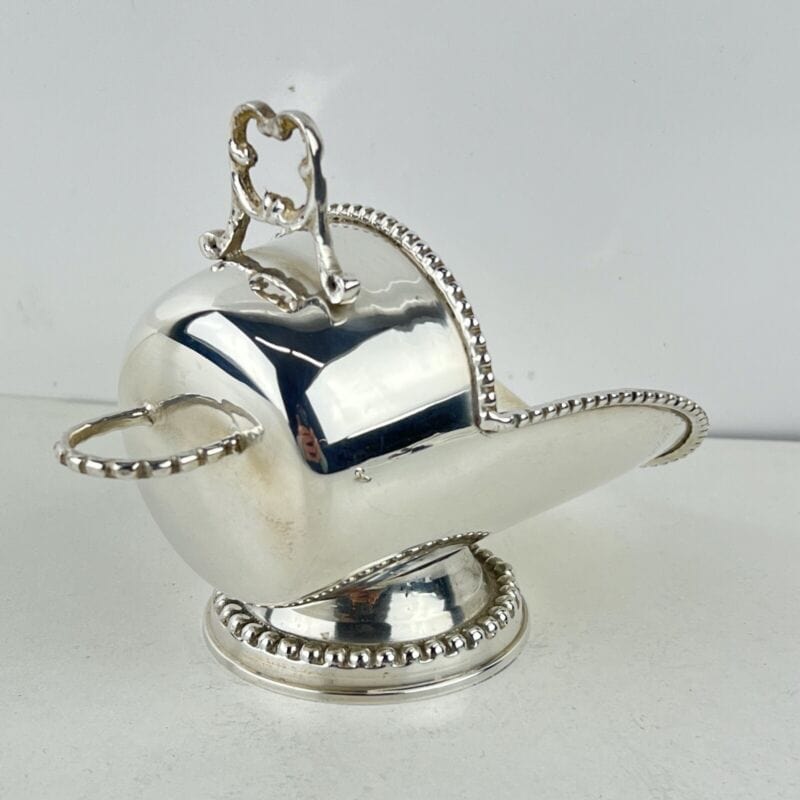Zuccheriera in Argento silver plated stile Antico 800 carboniera con paletta Sheffield & Argento