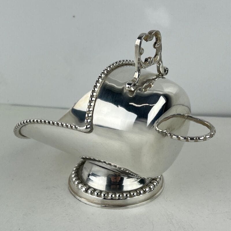 Zuccheriera in Argento silver plated stile Antico 800 carboniera con paletta Sheffield & Argento