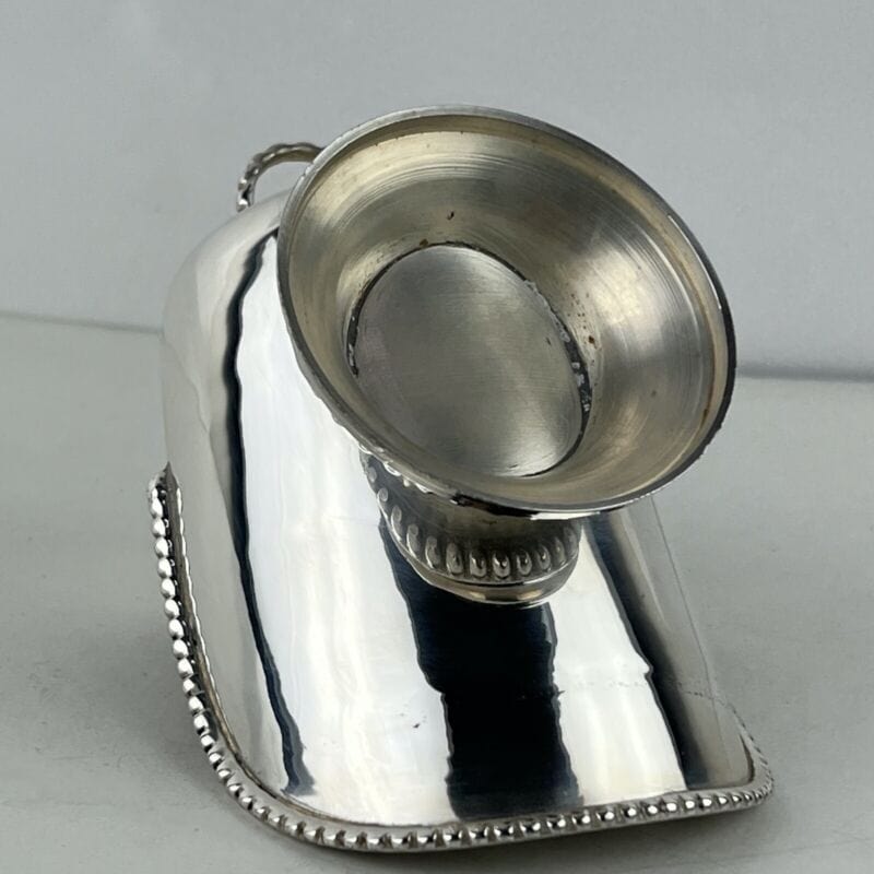 Zuccheriera in Argento silver plated stile Antico 800 carboniera con paletta Sheffield & Argento