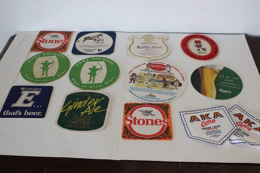 13 SOTTOBICCHIERI  VINTAGE DA PUBAKAWATNEY MANNSTONESHOME BREWERYCARLSBERG Categoria  Boccali