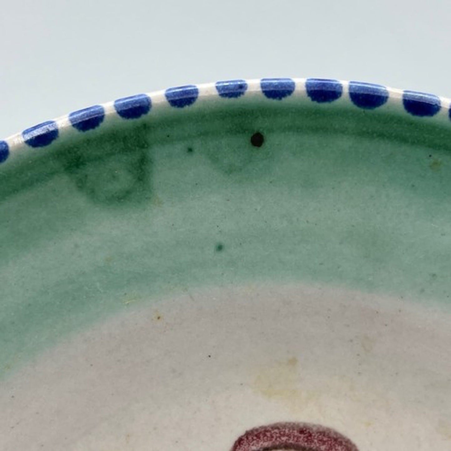2 Piatti in ceramica Pinto di Vietri sul mare vietrese Vintage con Asinello Categoria  Servizio tazze - Tazze