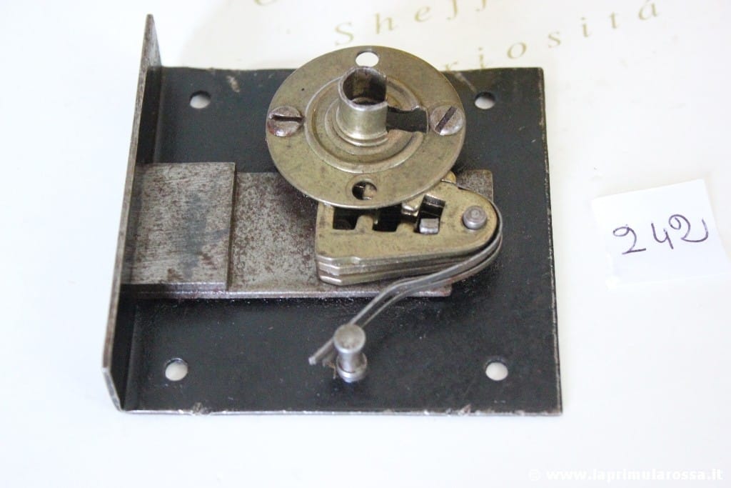 242  SINGOLARE SERRATURA ANTICA X MOBILE   ENGLISH VICTORIAN LOCK  FERRAMENTA Categoria  Accessori & Ferramenta d'epoca